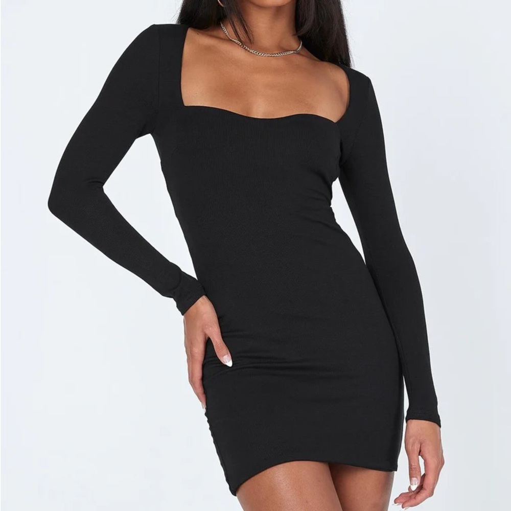Princess Polly Nolan Black Mini Dress